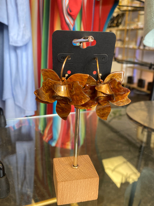 Brown Orchid Hoop