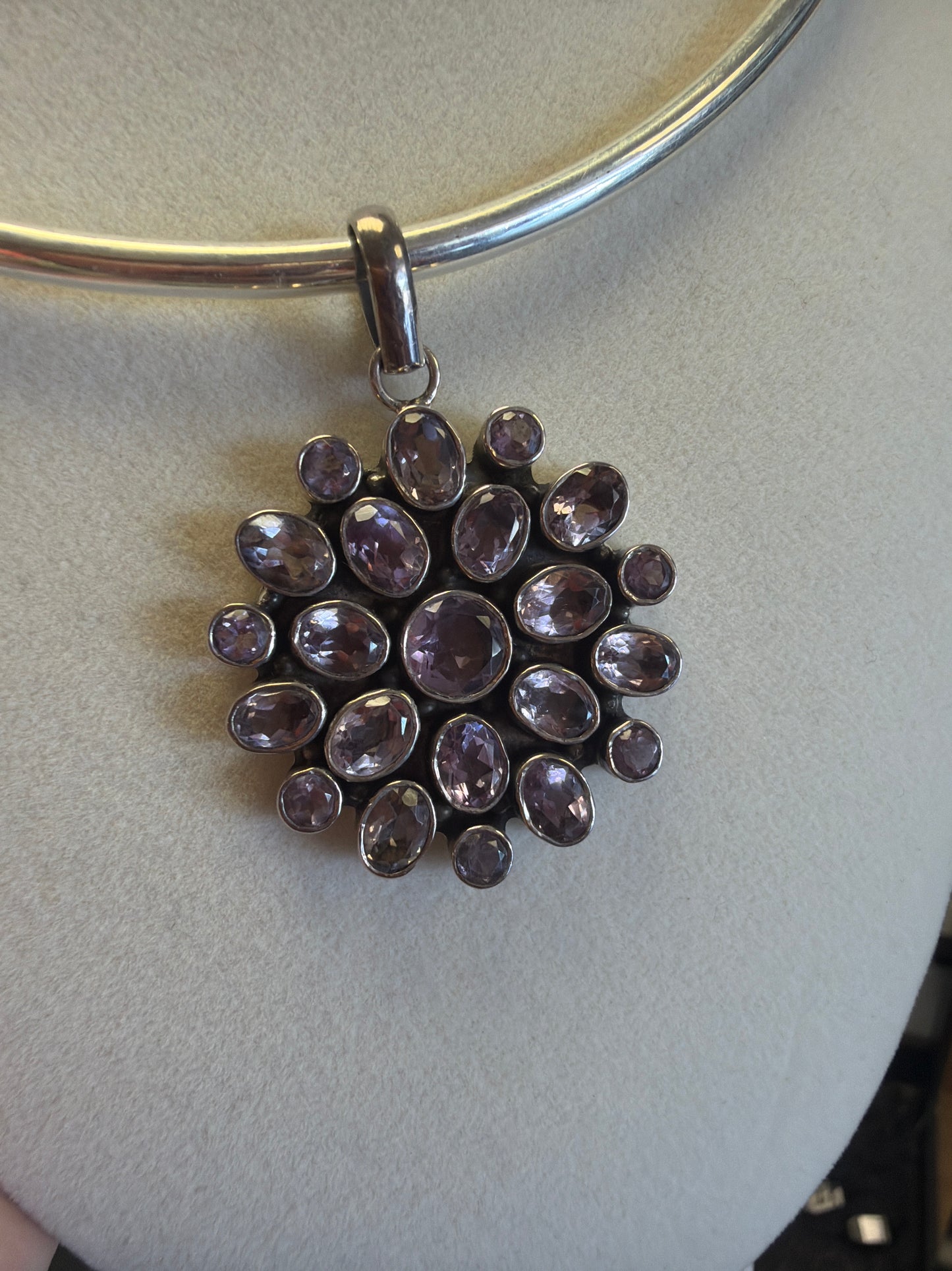 Sterling Silver Amethyst Pendant