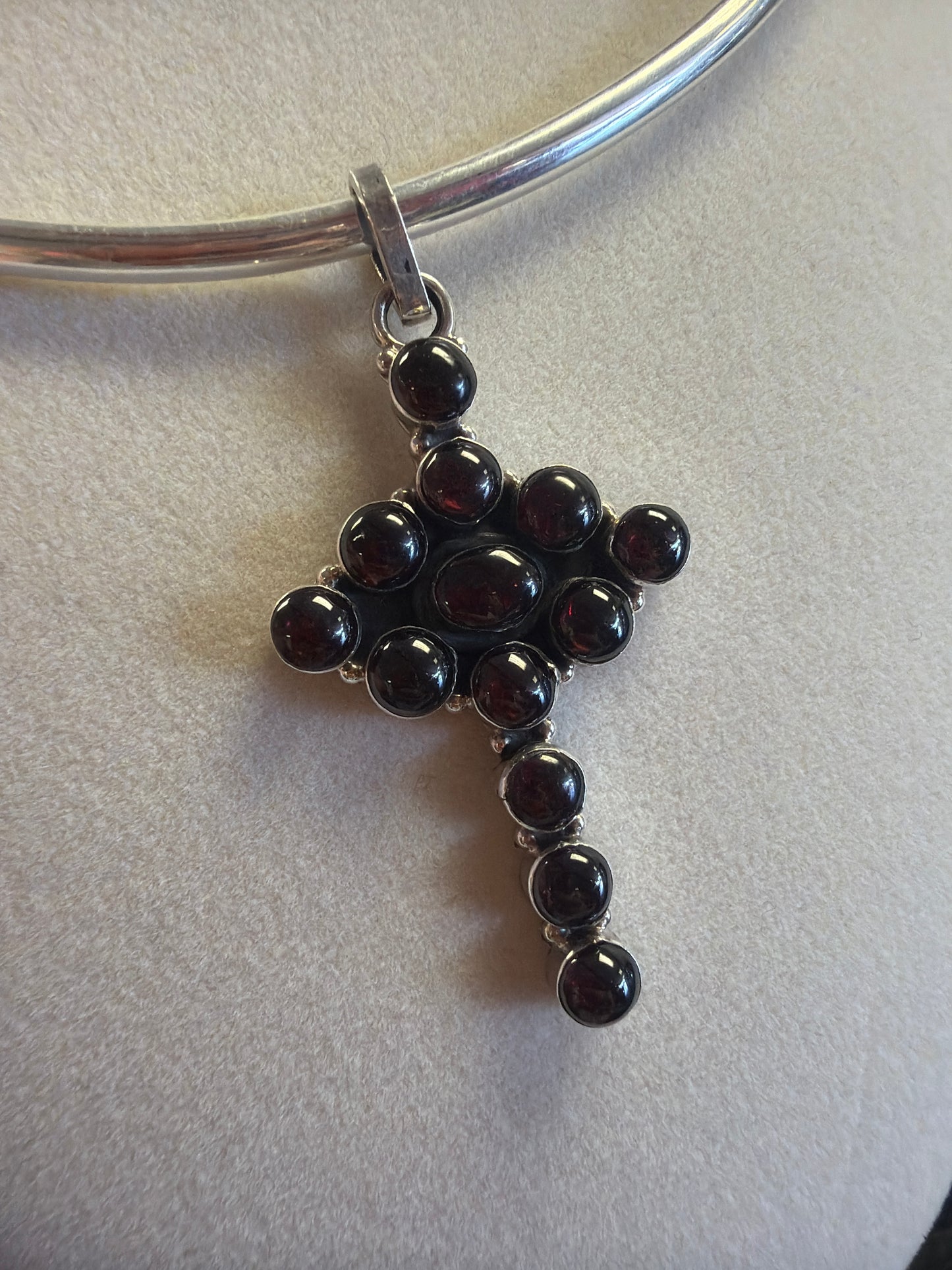 Sterling Silver Gemstone Crosses