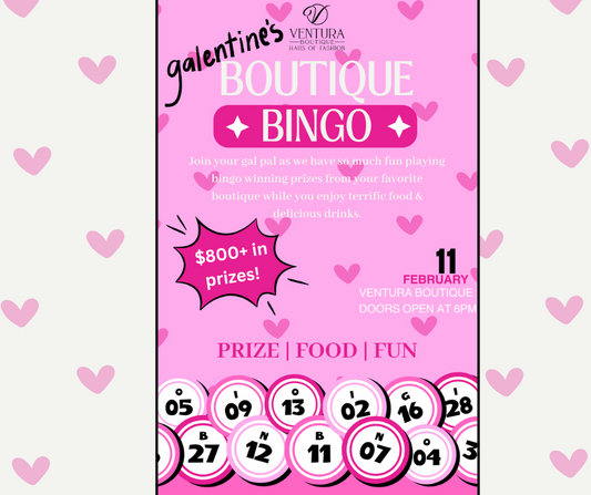 Boutique Bingo Ticket