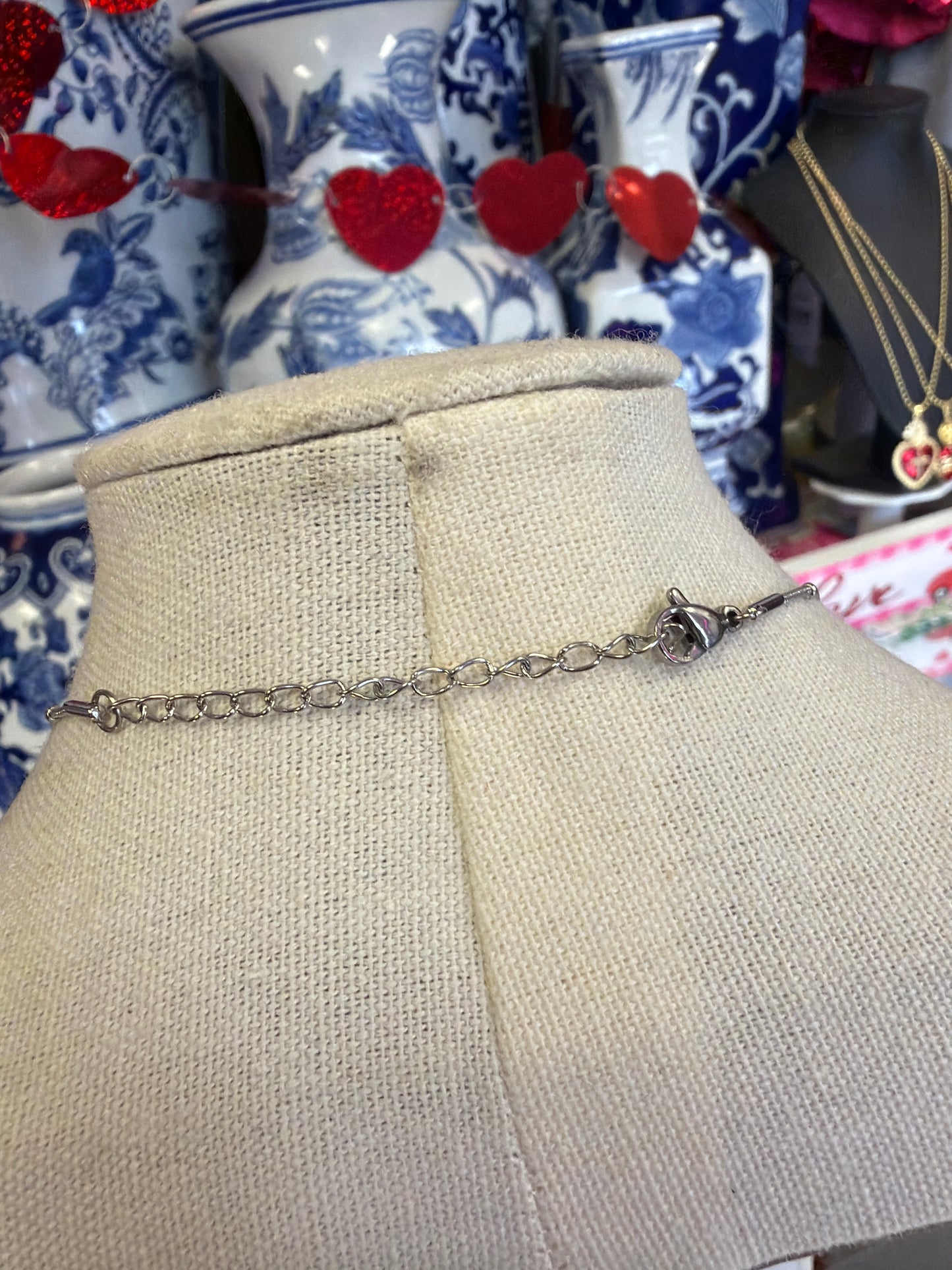 Stainless Cross Crystal Necklaces