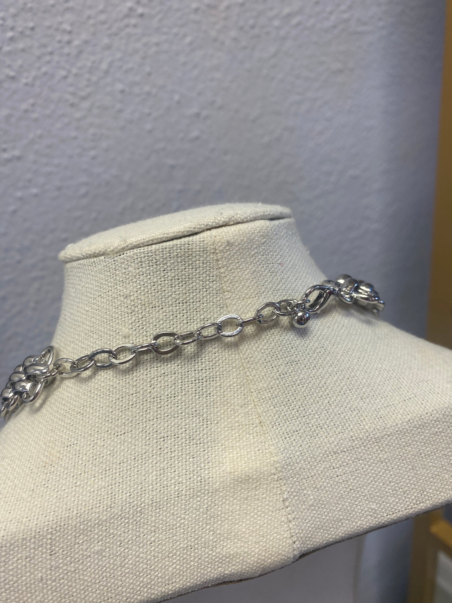 Saint Benedict Silver Thick Charm Elegance Necklace