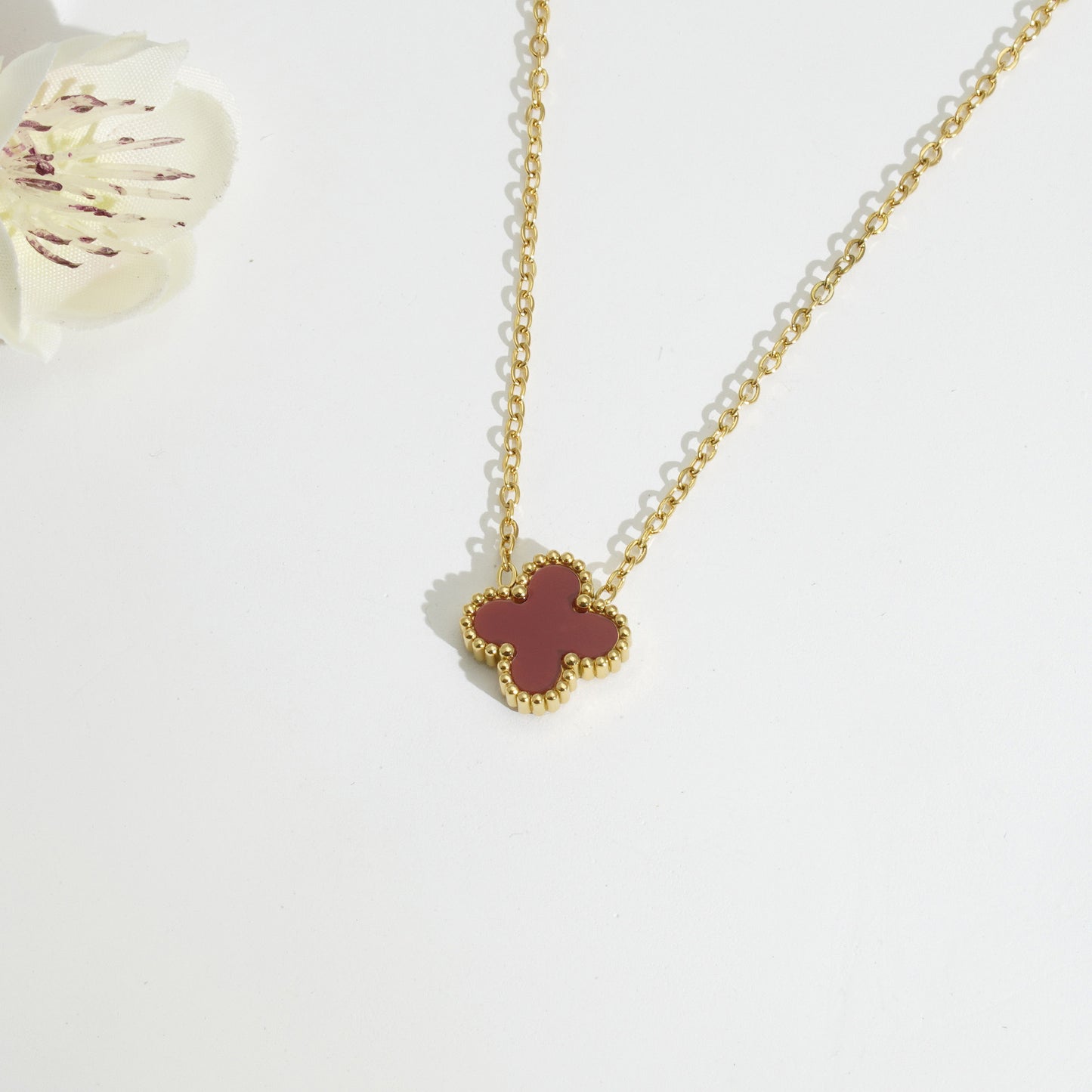 Clover Necklace Gold & Silver