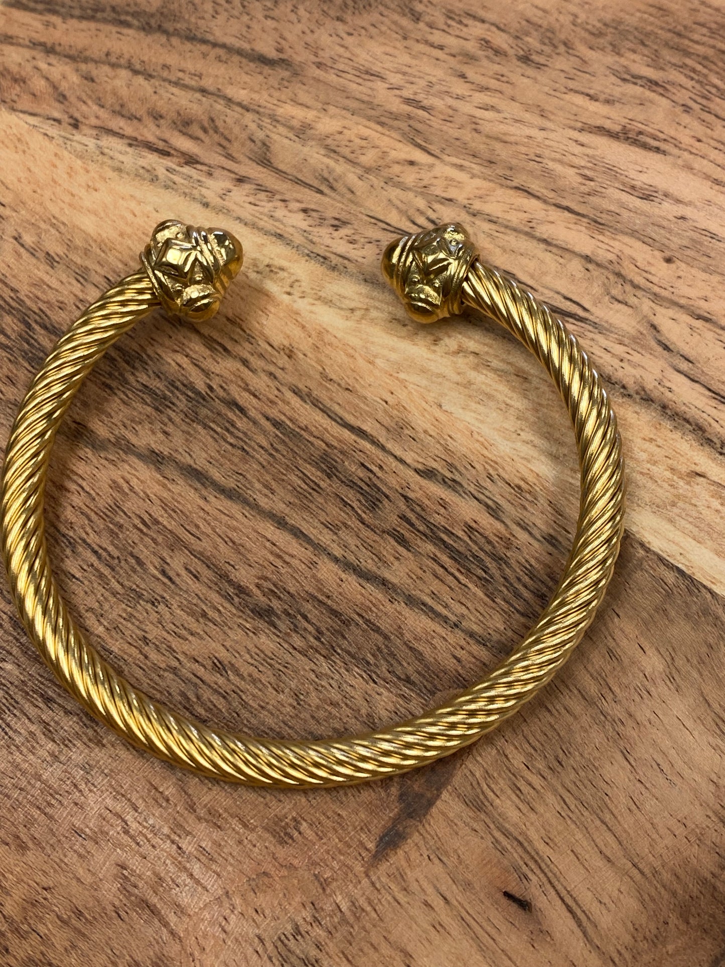 Gold Cable Cuff