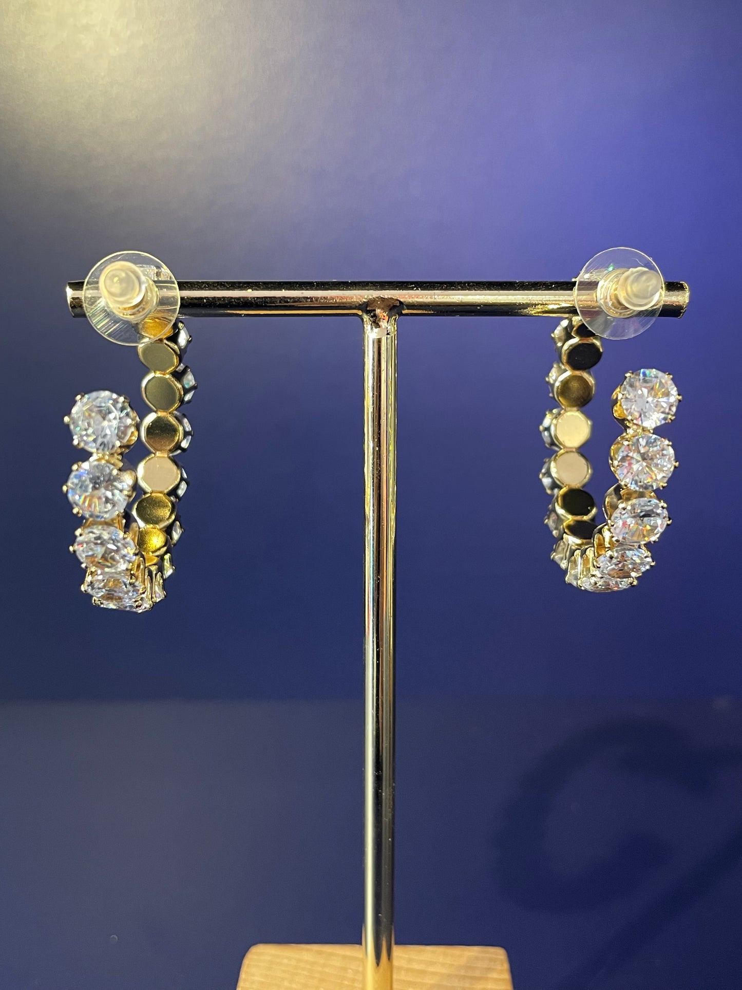 Crystal Hoop Earrings