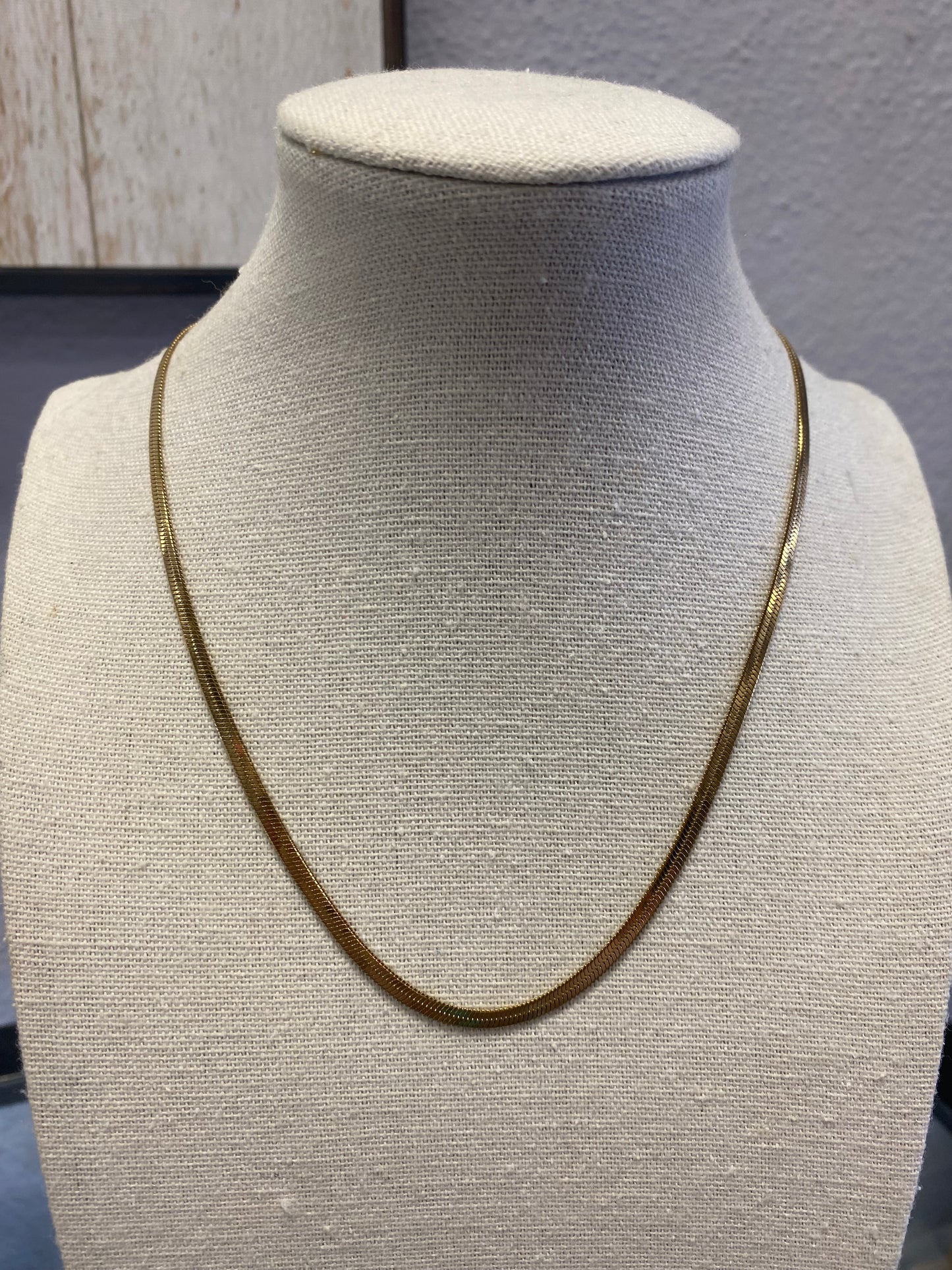 Stainless Gold Plated Summer Chain Necklace