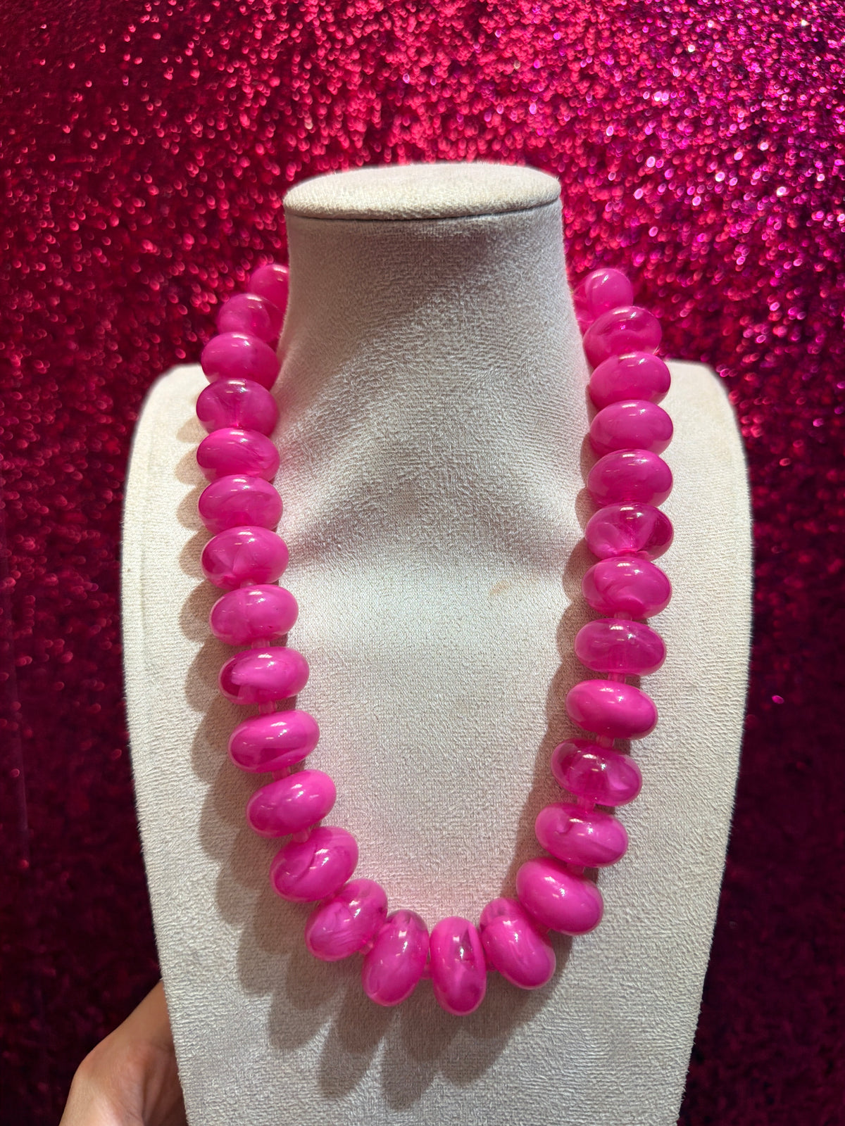 Pink Bubble Necklace