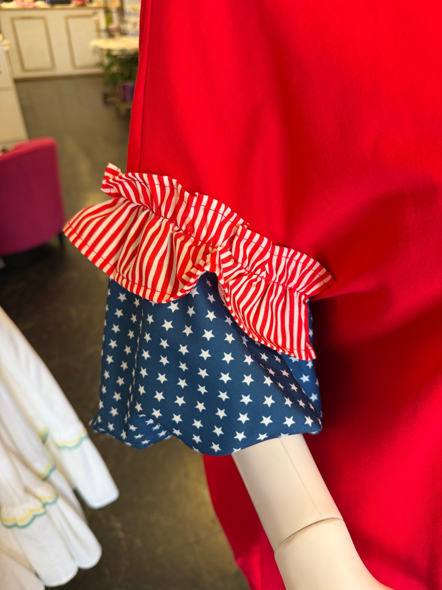 America Red, White, & Blue Top