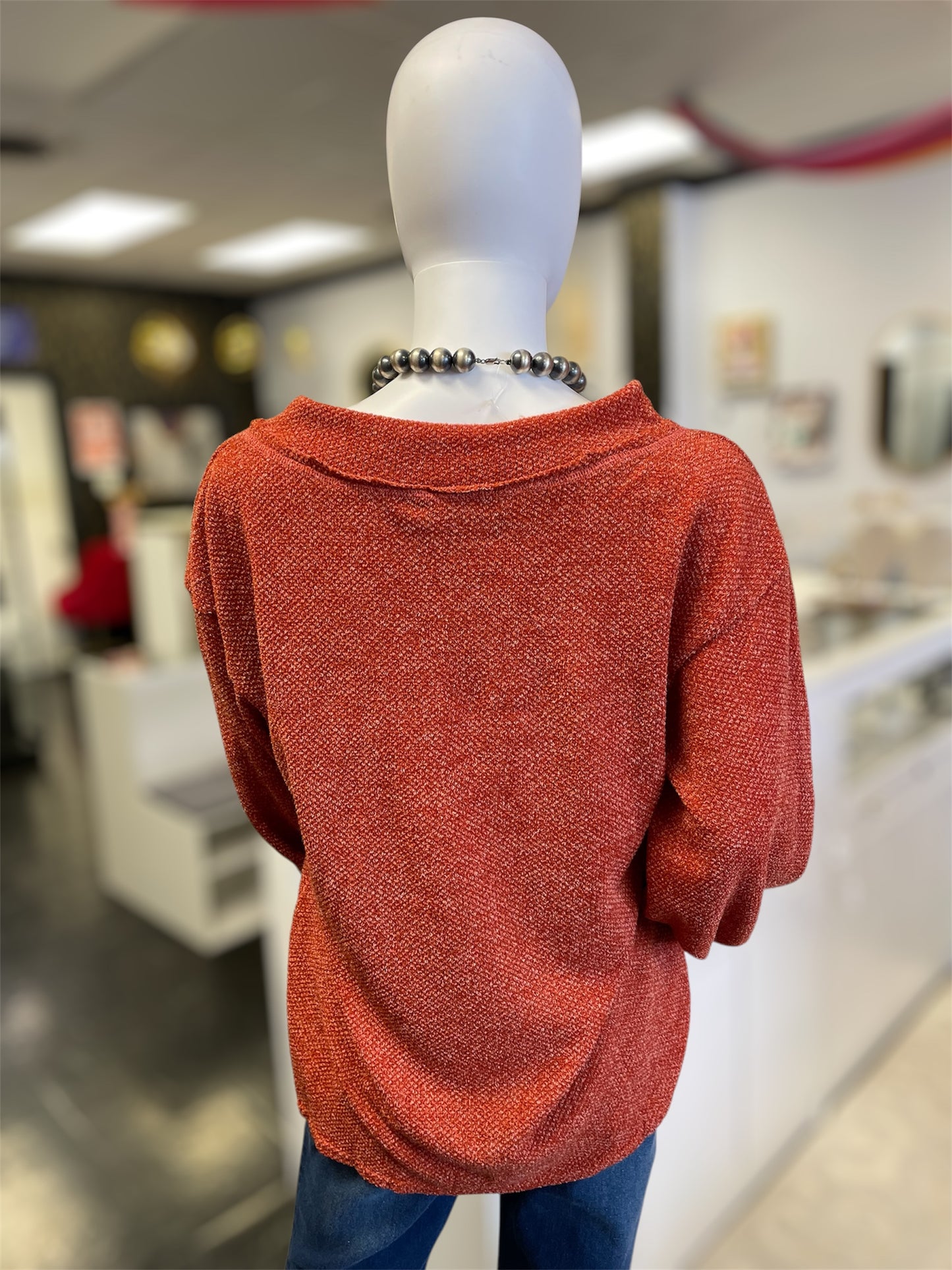 Brick Long Sleeve Top