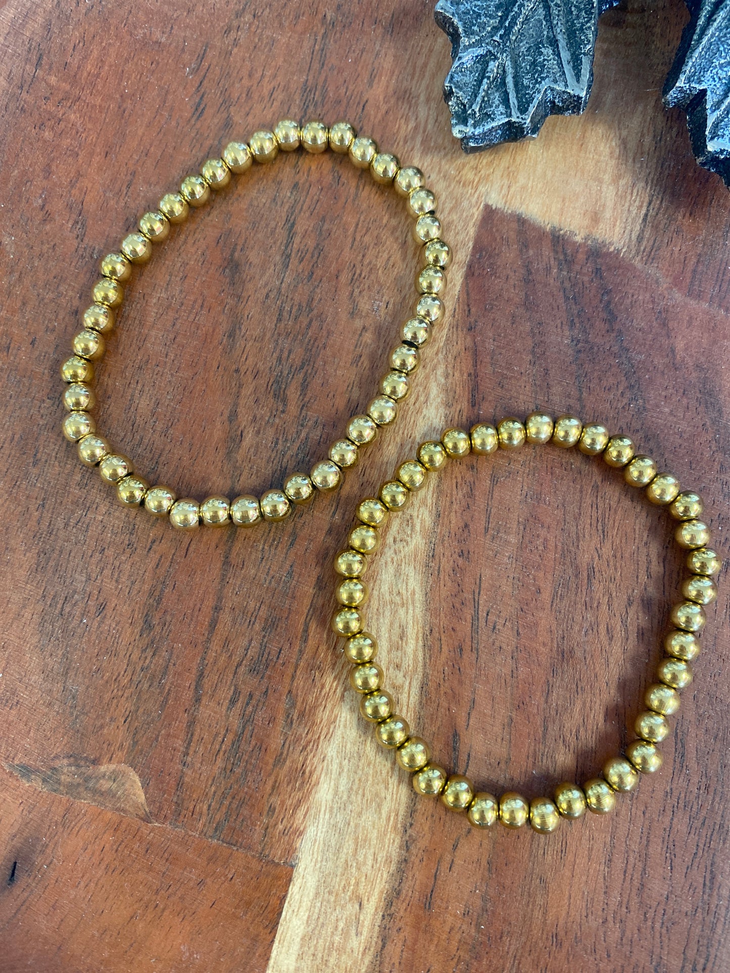 Beaded Stainless Steel Bracelets