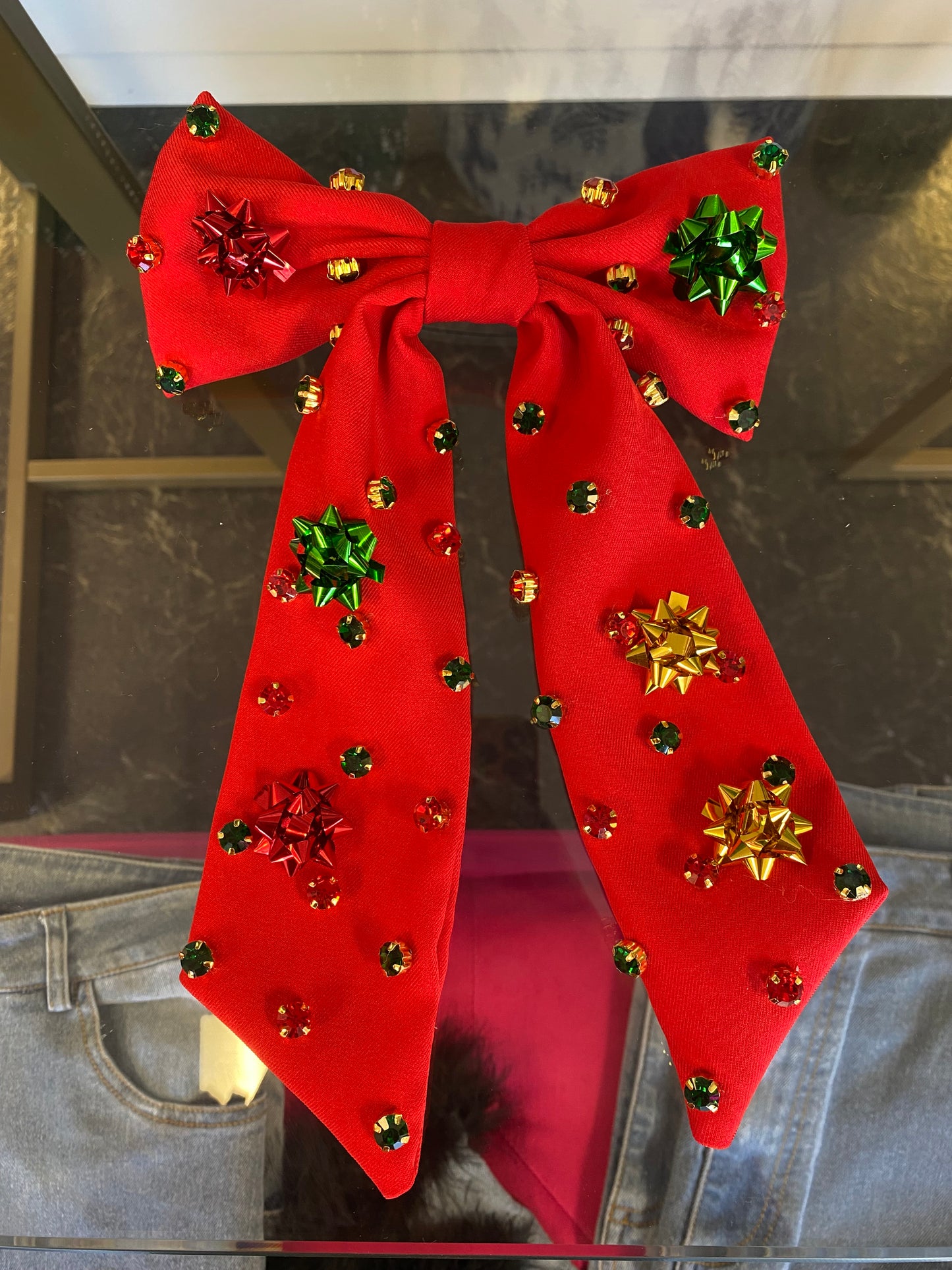 Sparkle Christmas Hair Bows