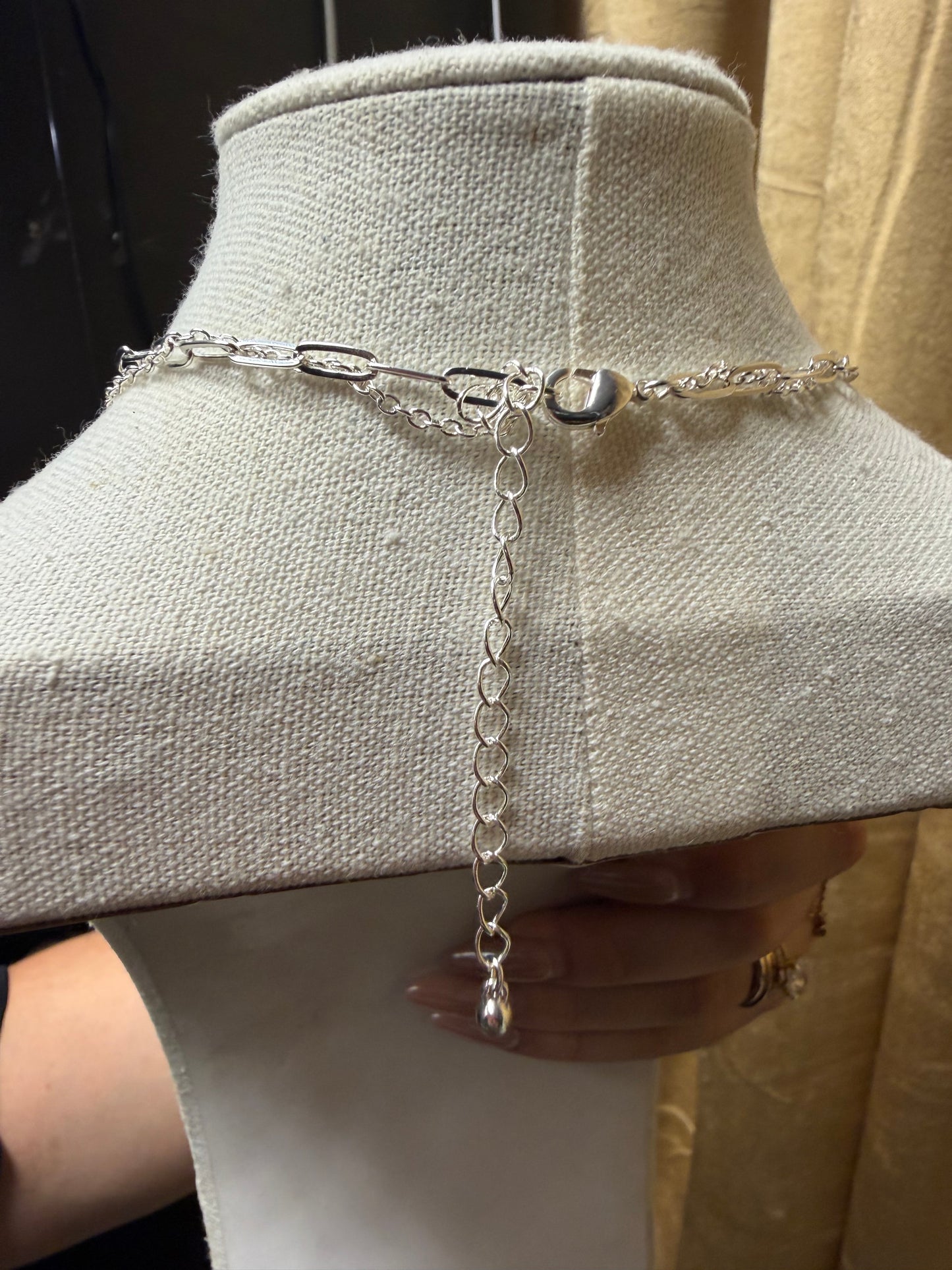 Double Horse Bit Layered Necklace