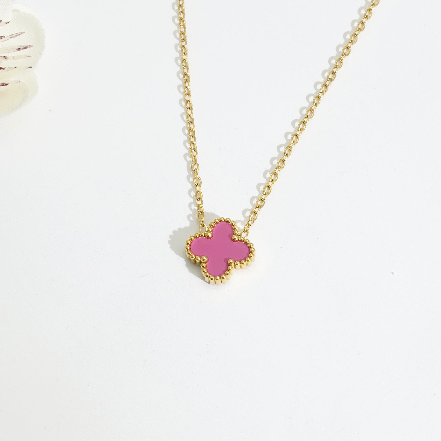 Clover Necklace Gold & Silver