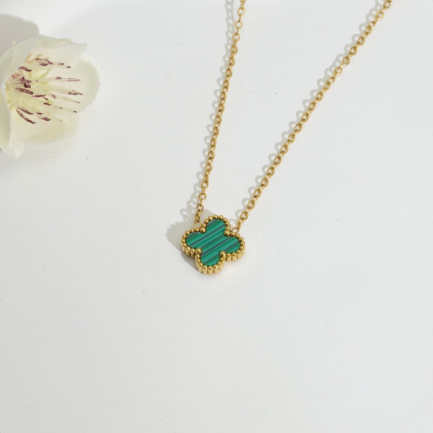 Clover Necklace Gold & Silver