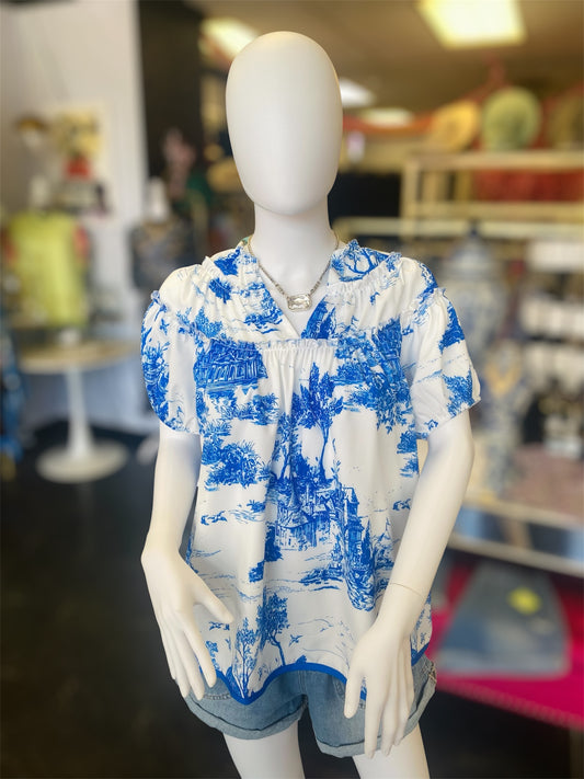 Toile De Jouy Top