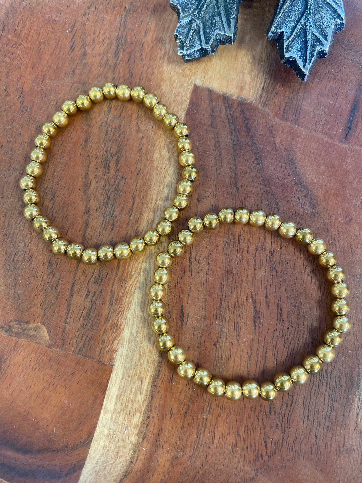Beaded Stainless Steel Bracelets