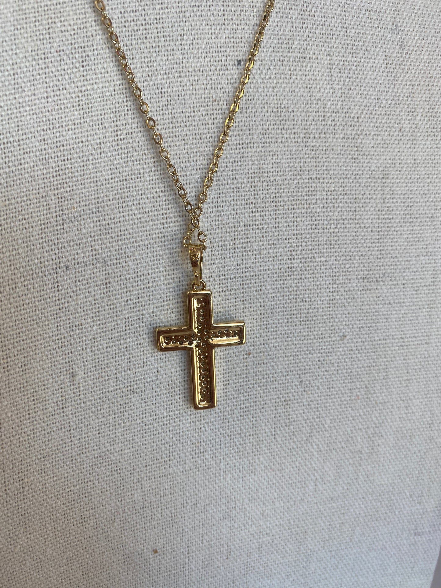 Crystal Cross Necklace