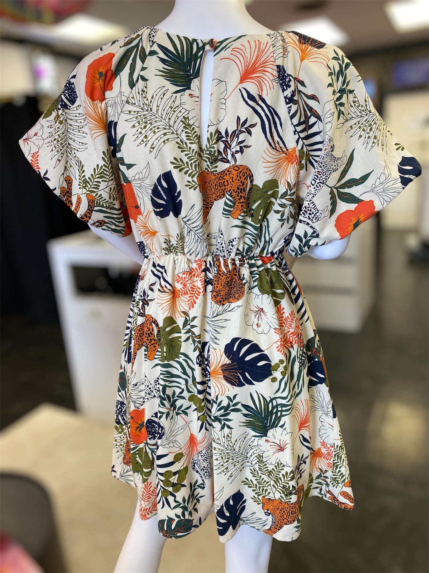 In The Jungle Print Flare Dreee