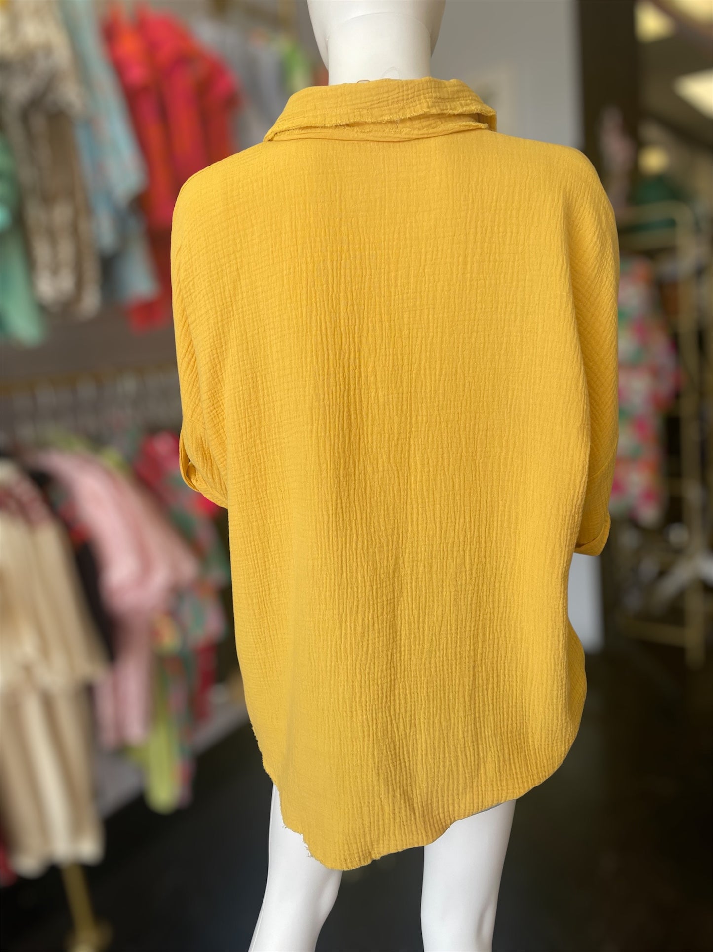 Honey Button Top
