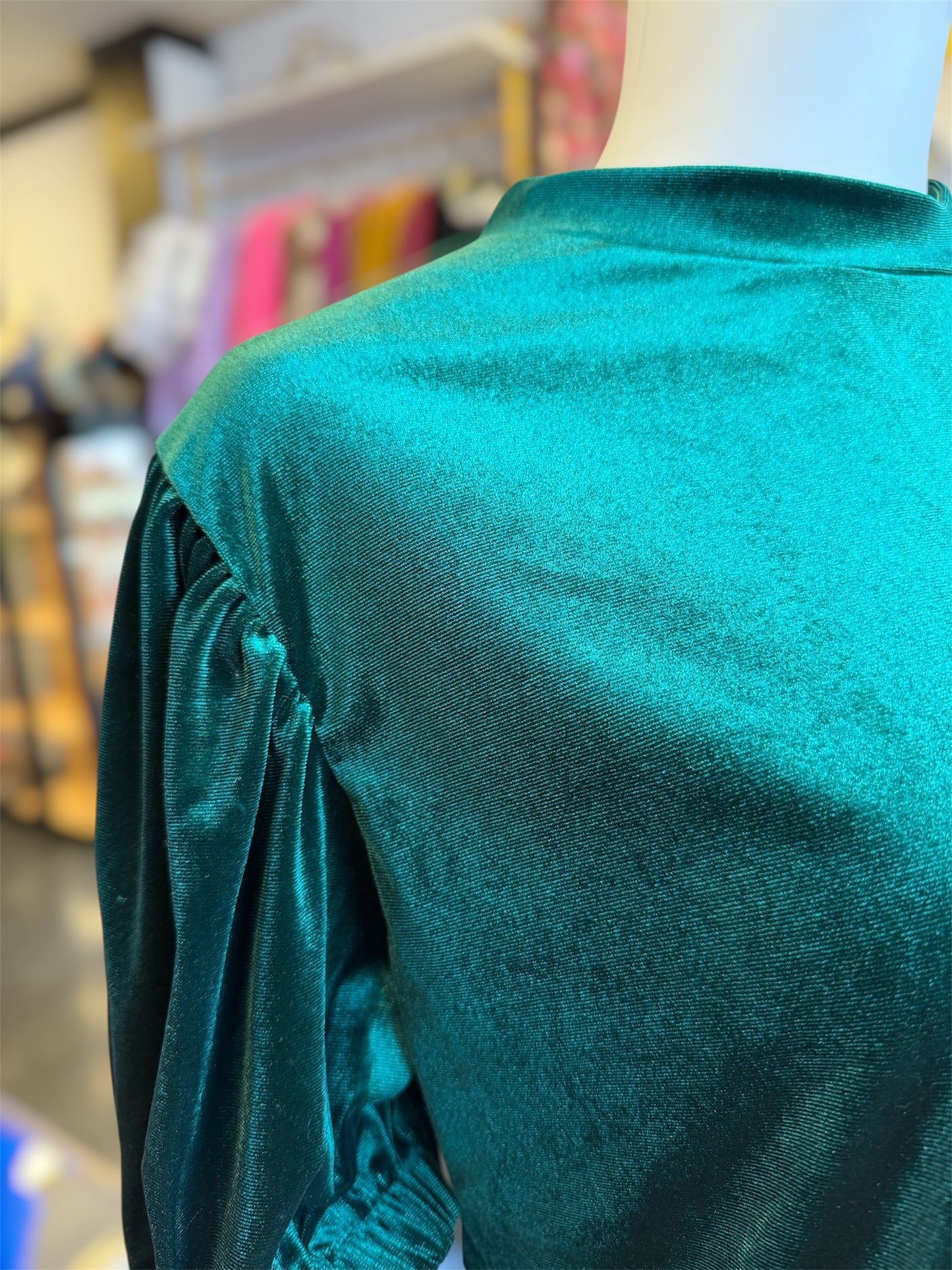 Velvet Emerald City Top (Curvy)