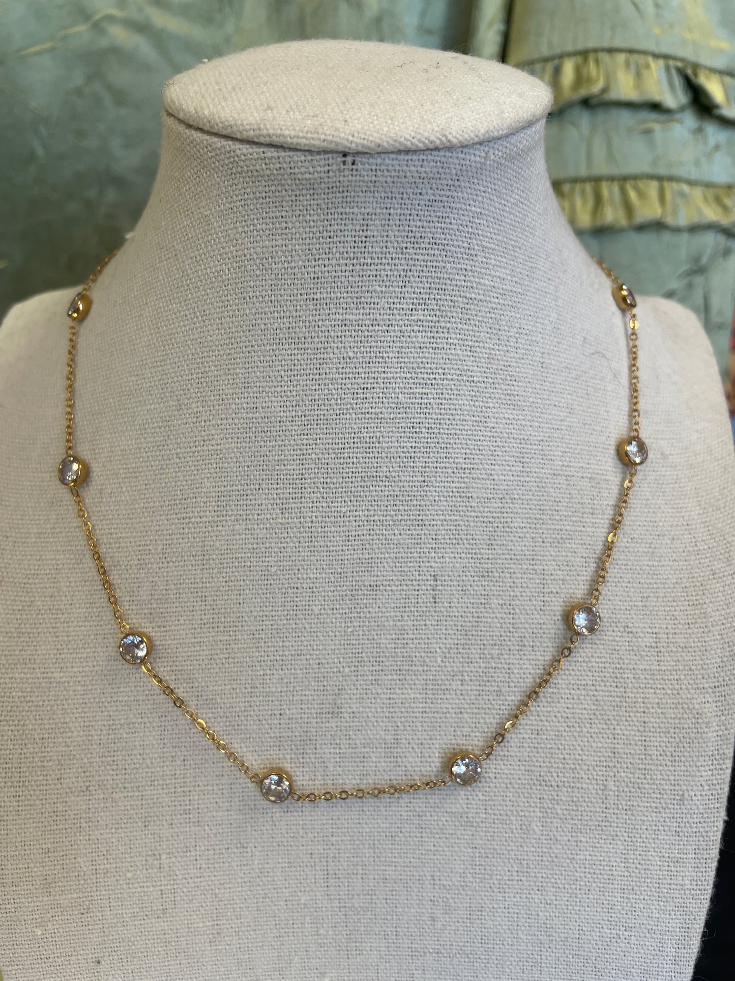 Crystals By The Yard Silver & Gold