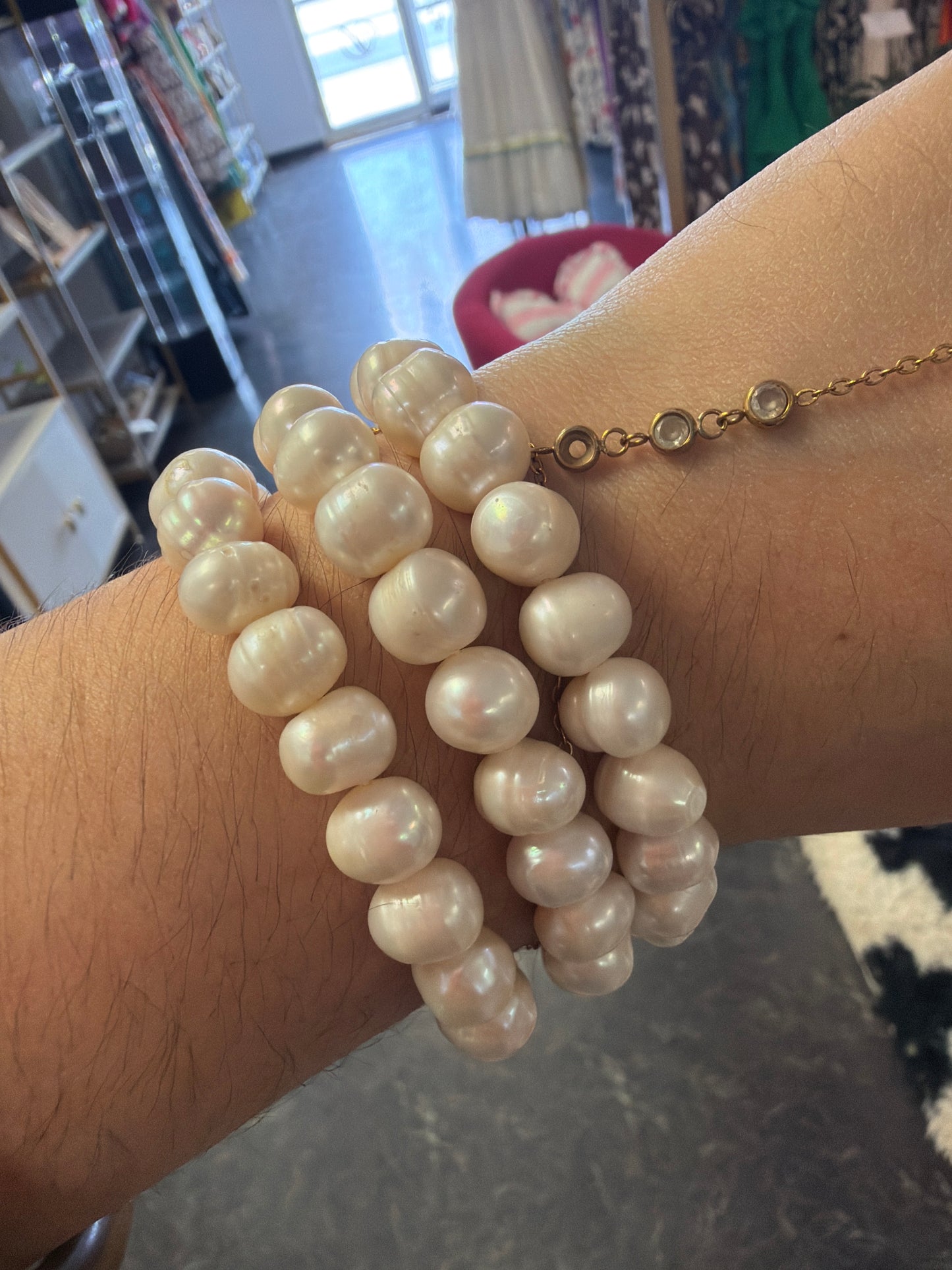 Stretchy Freshwater Pearl Bracelets