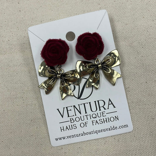 Velvet Rose Earrings