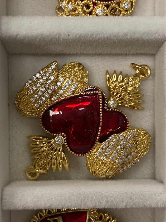 Flying Heart Charm 2
