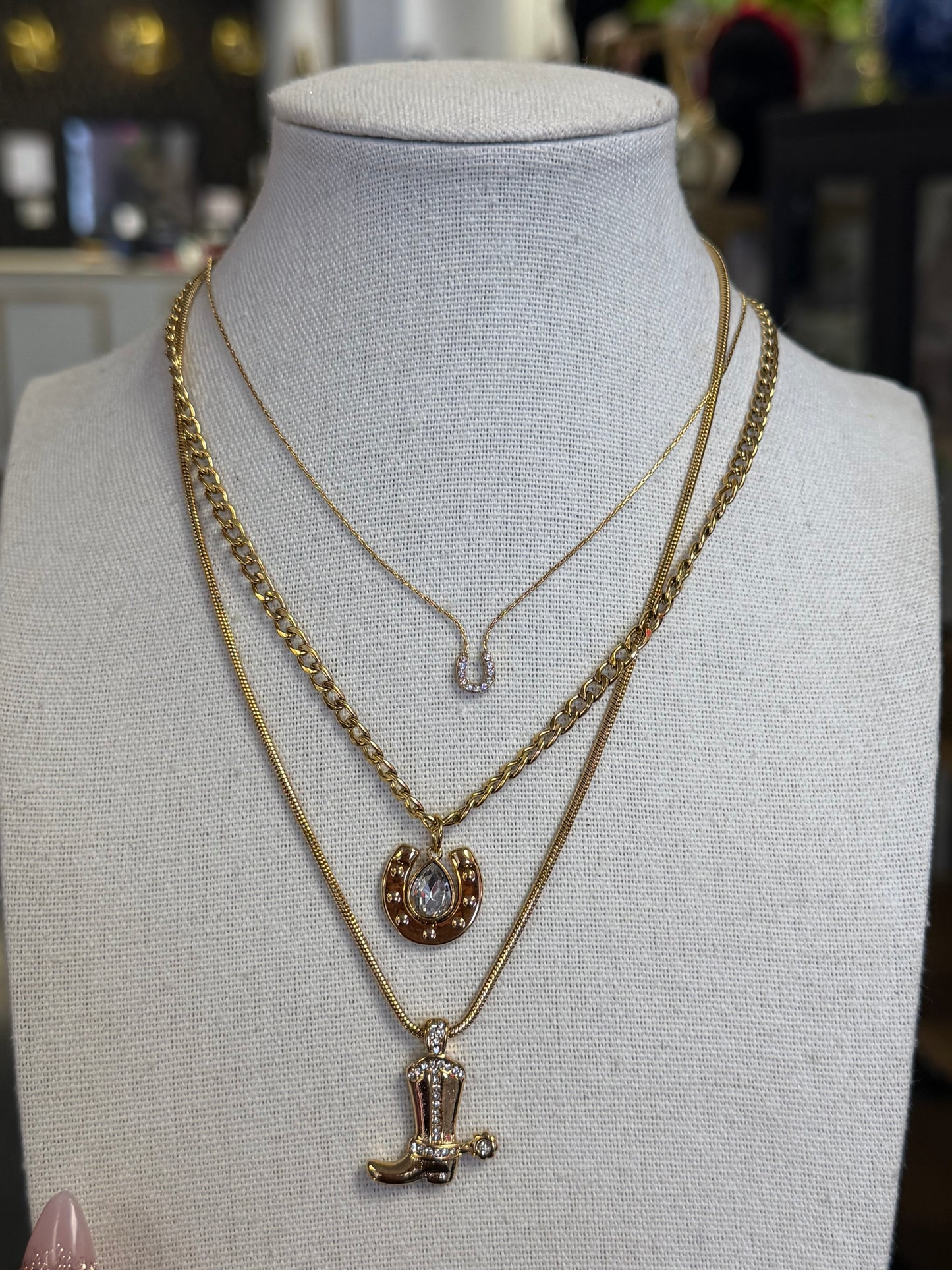 Rodeo Time Jewelry Selection Gold Stainless