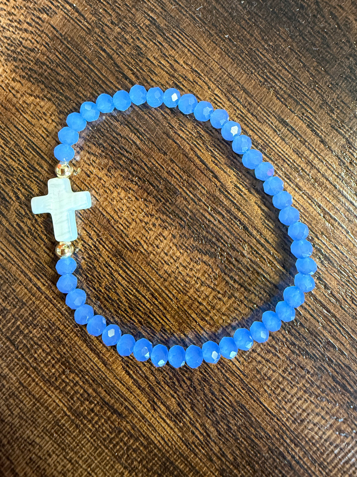Crystal Cross Stretchy Bracelets