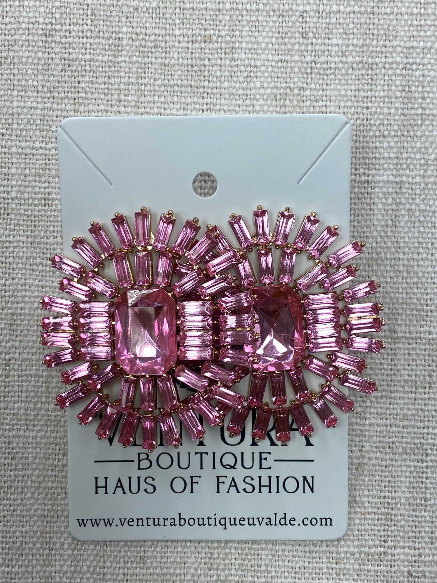 Pink Opulent Earrings
