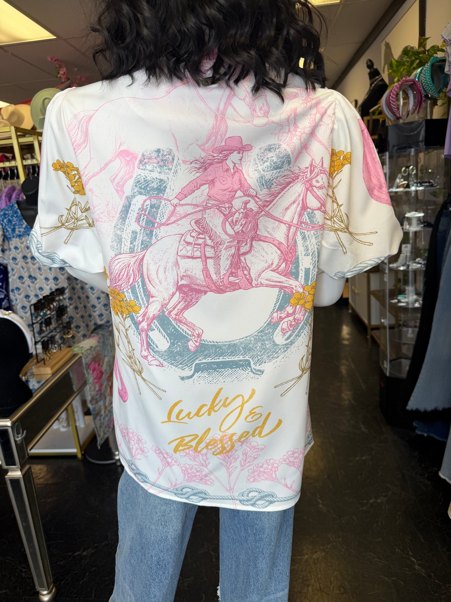 L&B Rodeo Blouse Top