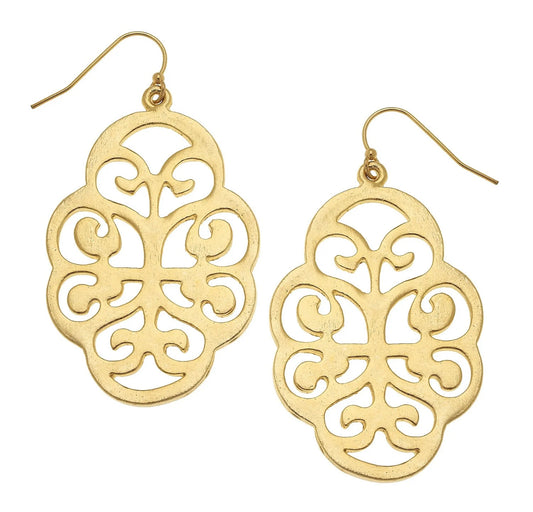 Leaf Cut Out Earrings