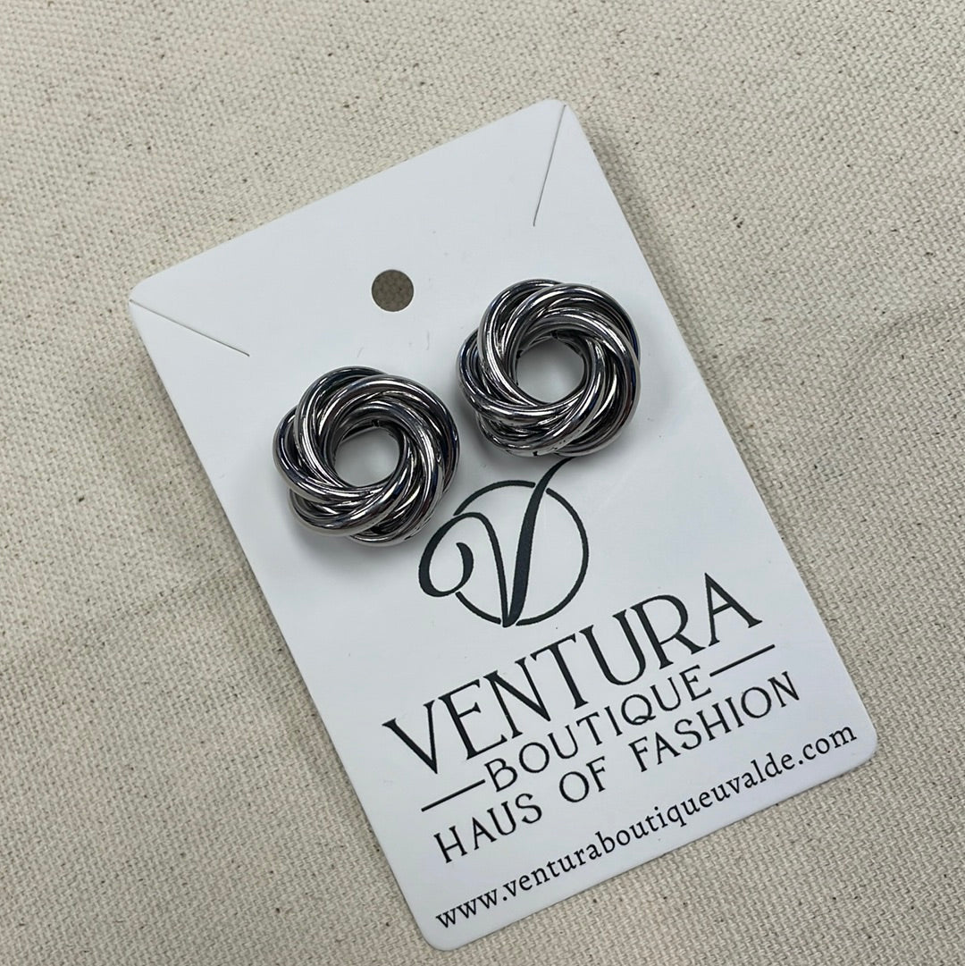 Silver Stud Earrings