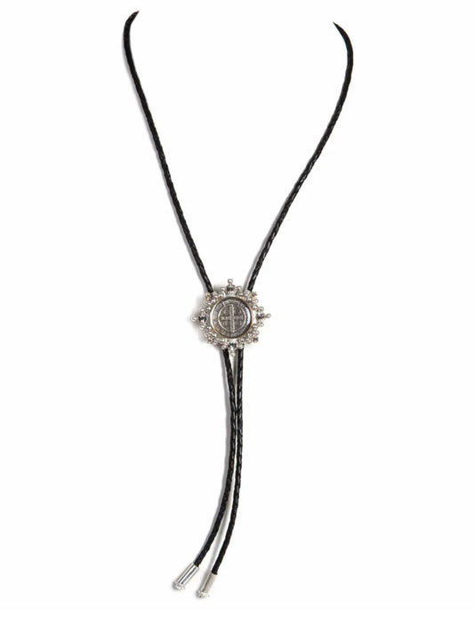 Bolo Tie Cloister San Benito - Silver