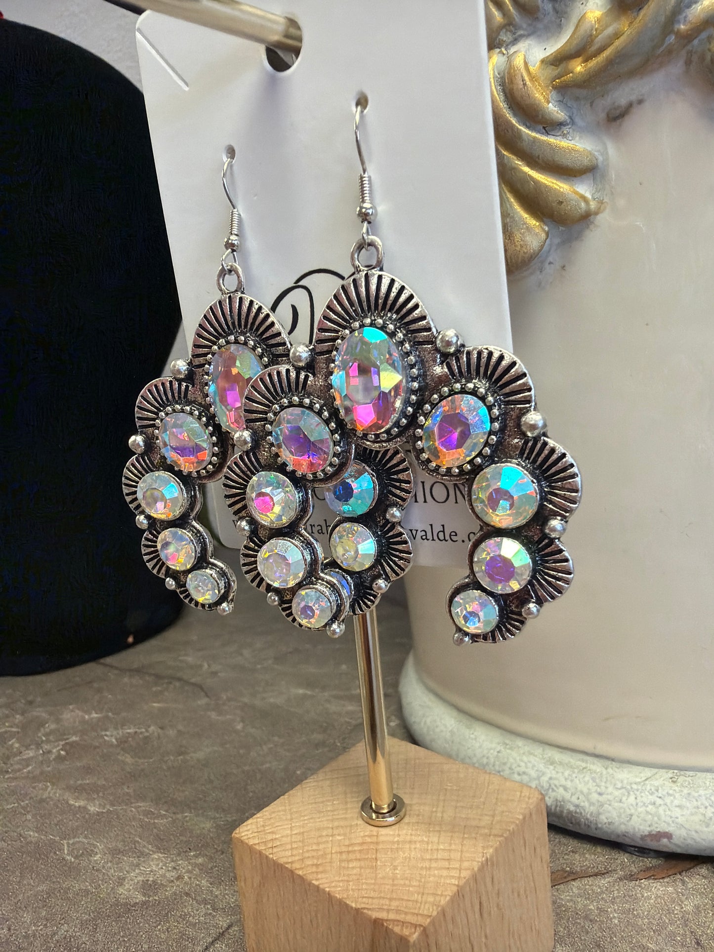 Sparkle AB Stone Naja Earrings
