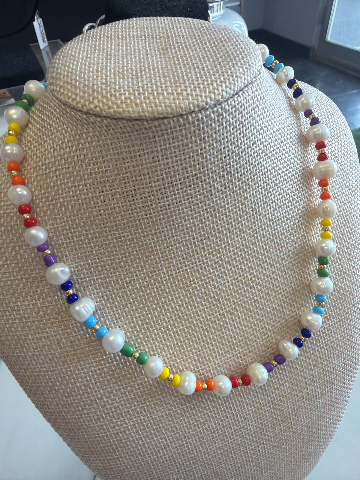 Freshwater Pearl Colorful Necklace