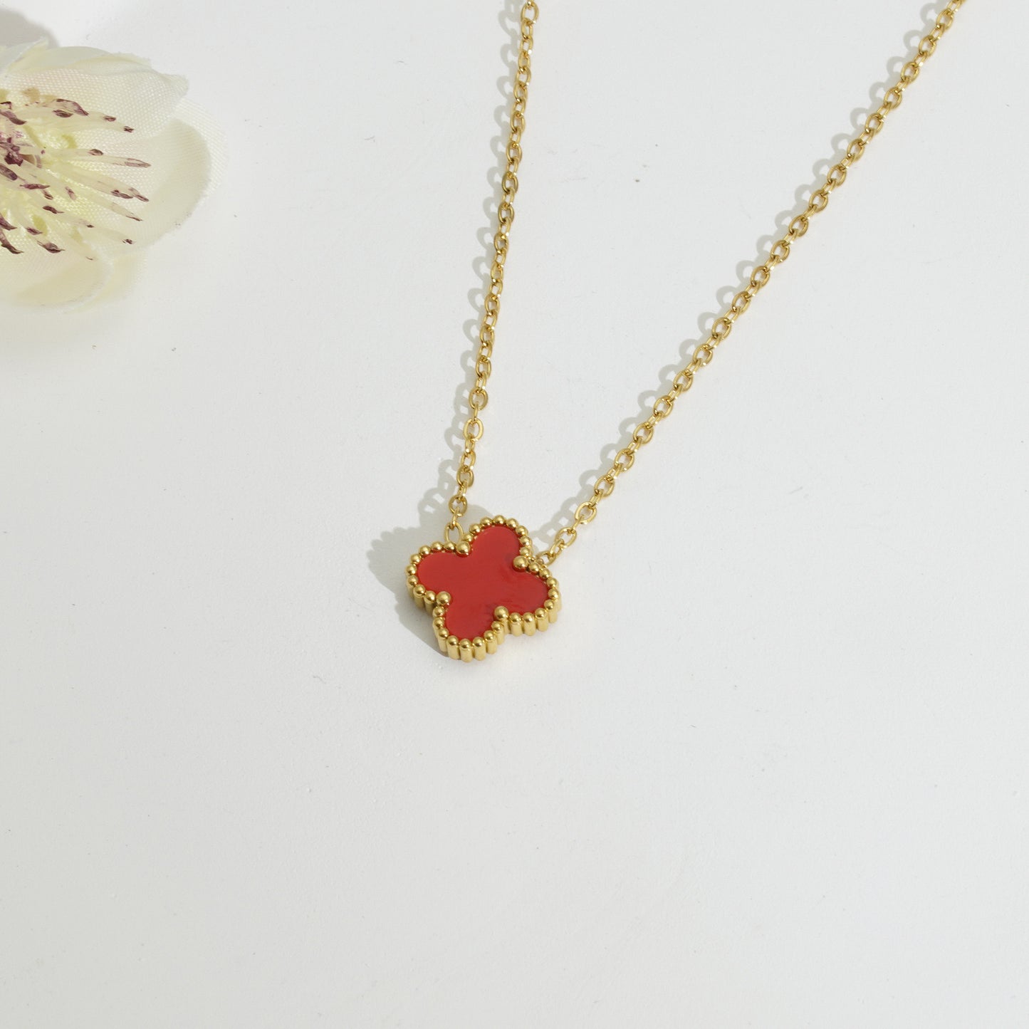 Clover Necklace Gold & Silver
