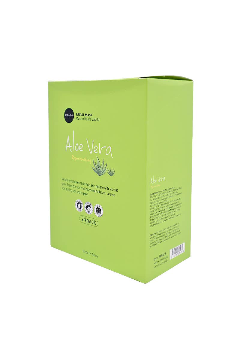 Celavi MK014 Aloe Vera Facial Mask Rejuvenating - 24pc