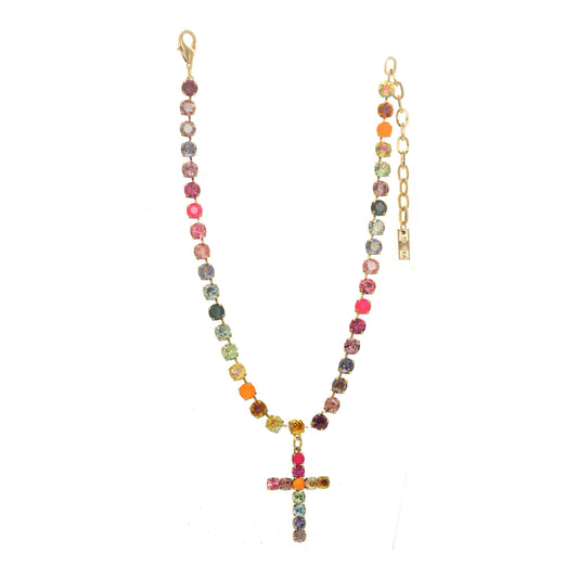 Mini Donatella Necklace in Watermelon