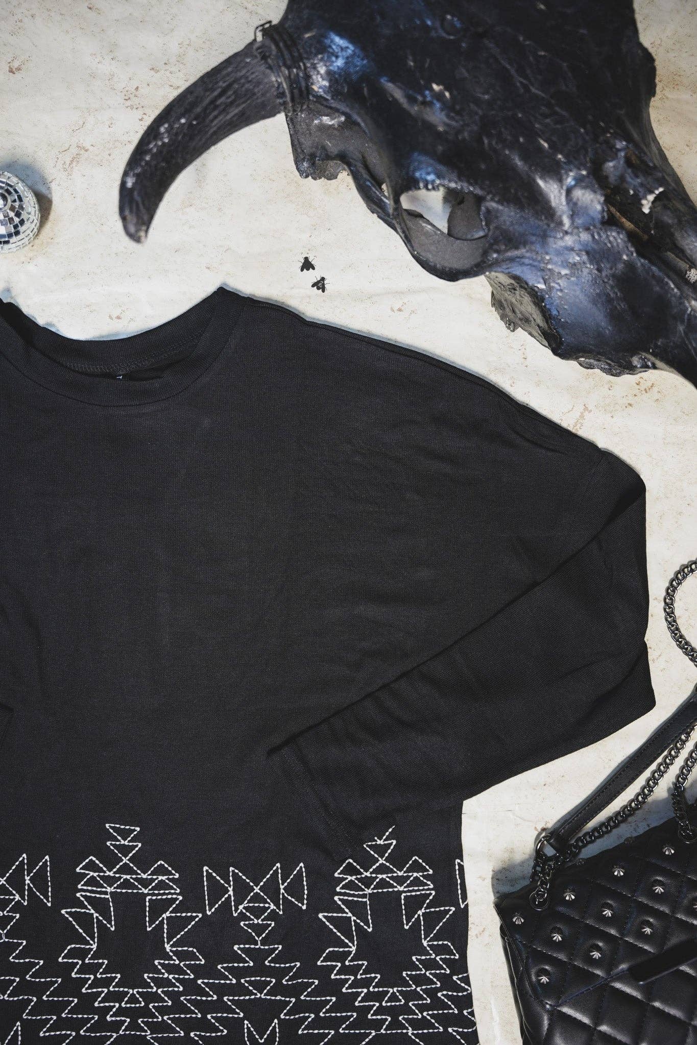 STITCH THAT WESTERN L/S: L/XL
