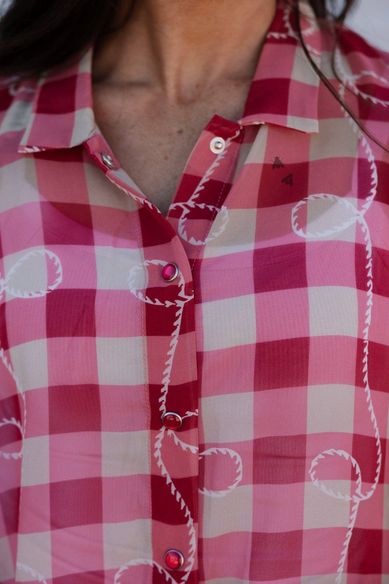 SQUARE DANCE *GINGYROPE: L/XL