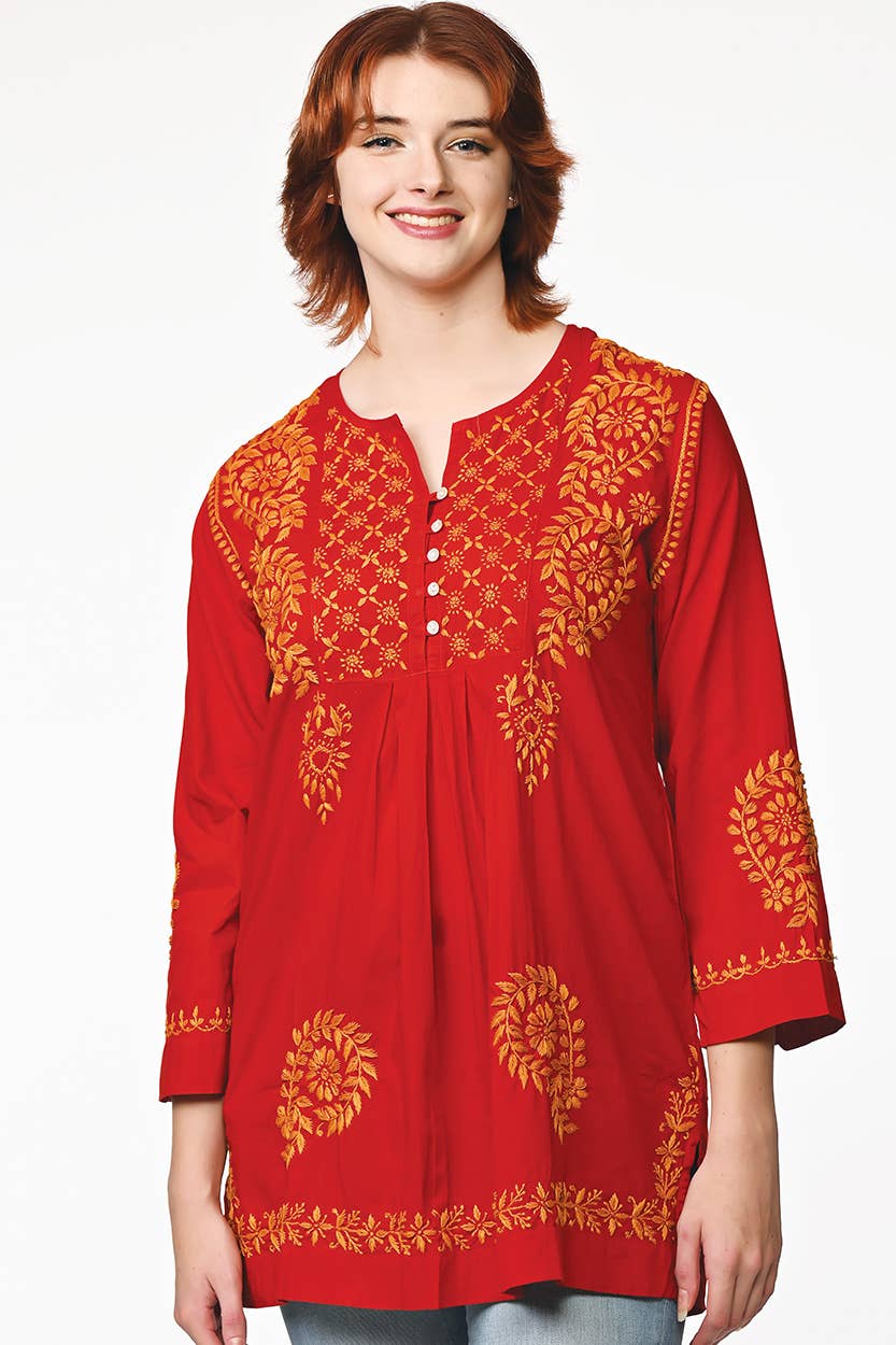 Vidya Embroidered Tunic