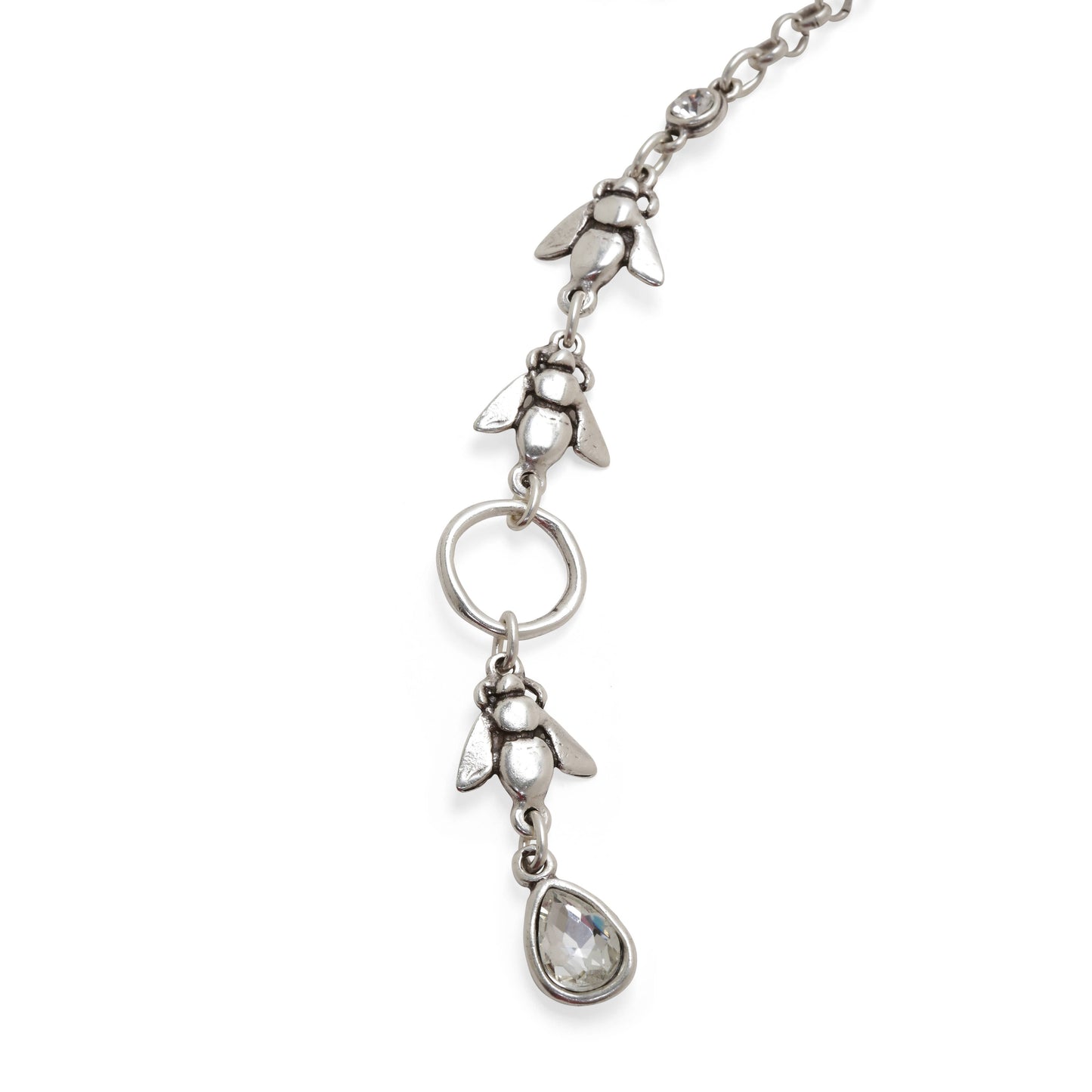 Handmade Honey Bee Pewter Necklace - NN3554