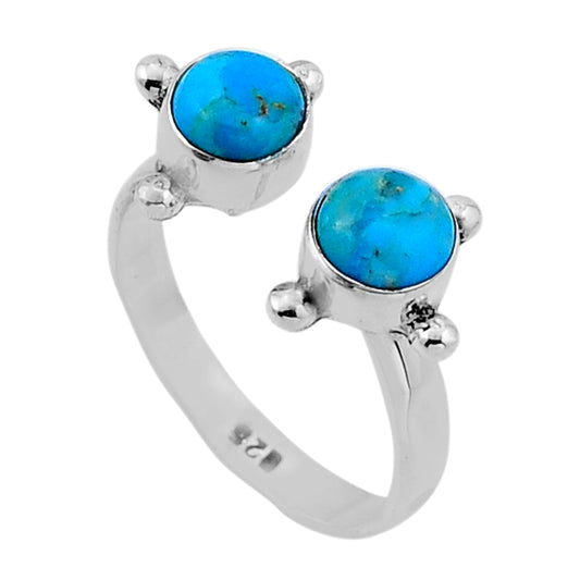 Arizona turquoise 925 silver adjustable ring