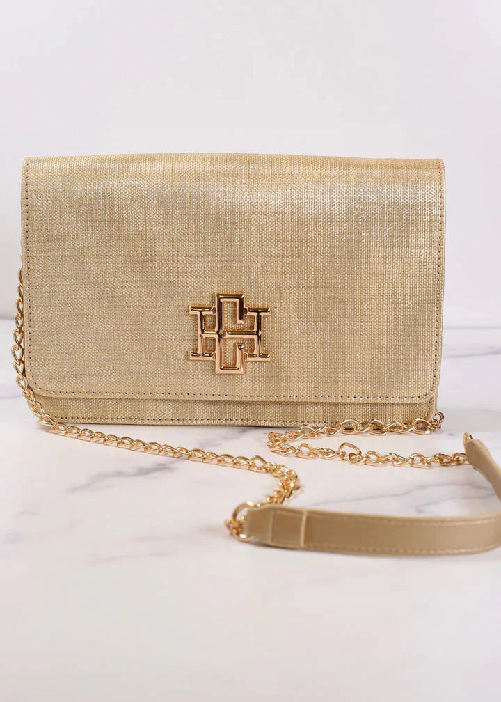 Bryn Crossbody with Card Slots Gold