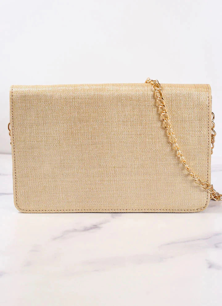 Bryn Crossbody with Card Slots Gold