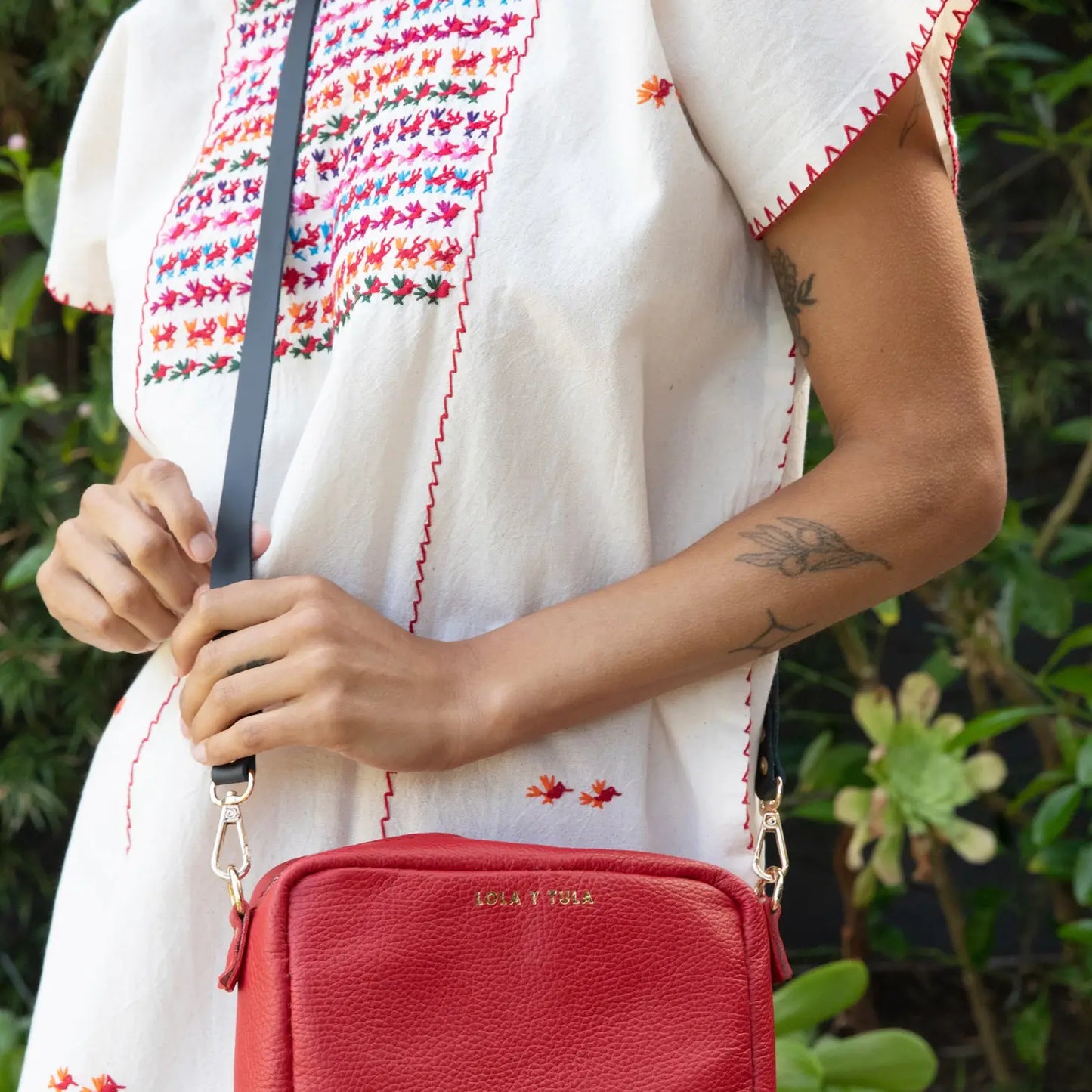 the Lucia Mini Crossbody // Cereza