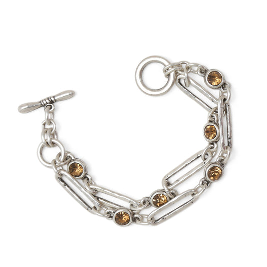 Handmade Pewter Bracelet - 2820