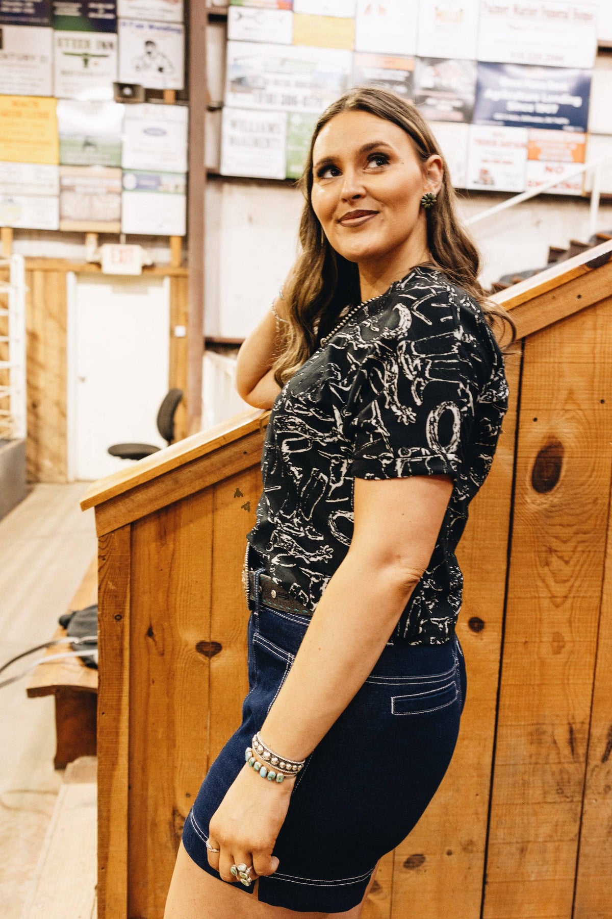 COWBOY CONSTELLATIONS TOP: L/XL